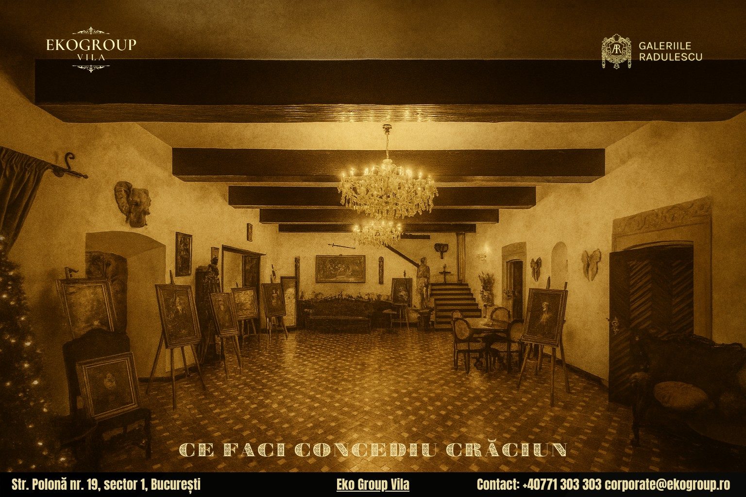 Zile libere decembrie: O călătorie încântătoare în Crăciunul anilor ’30 la Eko Group Vila